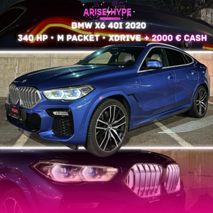BMW X6 xDrive 40i 340 HP + €2,000 CASH
